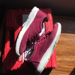 Maroon vans